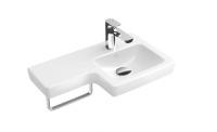 Раковина Villeroy & Boch Subway 2.0 правая 630х355 мм 41156R01 альпийский белый