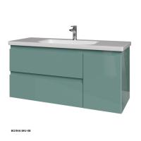 Тумба под раковину Caprigo Forte 120 1164х446 мм (2 ящика, 1 дверь справа) 36117R MU-08 волна