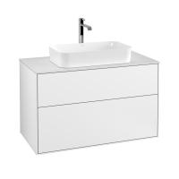 Тумба под раковину Villeroy & Boch Finion 1000х501 мм F23100MT белый матовый/белый