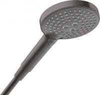 Ручной душ Axor ShowerSolutions 120 3jet 26050340 шлифованный чёрный хром