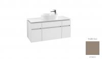 Тумба под раковину Villeroy & Boch Legato 1200х500 мм B77400VG трюфель серый