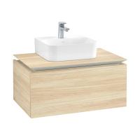 Тумба под раковину Villeroy & Boch Legato 800х500 мм B73300PN вяз импрессо