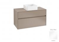 Тумба под раковину Villeroy & Boch Collaro 1000х500 мм C03800DH белый глянцевый