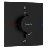 Термостат Hansgrohe ShowerSelect Comfort E (внешняя часть для 2 потребителей) 15572670 матовый чёрный