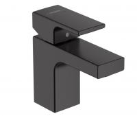 Смеситель для раковины Hansgrohe Vernis Shape 70 ComfortZone донный клапан 71560670 чёрный матовый
