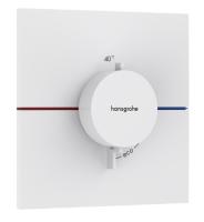Термостат Hansgrohe ShowerSelect Comfort E (внешняя часть) 15574700 матовый белый