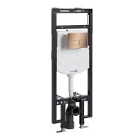 Инсталляция для унитаза WasserKraft Dinkel 58TLT.010.ME.RG04 розовое золото