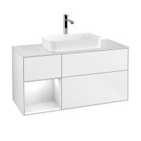 Тумба под раковину Villeroy & Boch Finion 1200х501 мм F291MTMT белый матовый/белый матовый