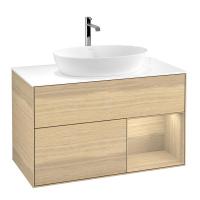 Тумба под раковину Villeroy & Boch Finion 1000х501 мм F781PCPC дуб/дуб