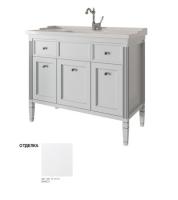 Тумба под раковину Caprigo Albion Promo 100 980х450 мм (3 двери, 2 ящика) 33325 В231 белый