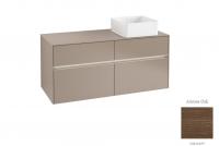 Тумба под раковину Villeroy & Boch Collaro 1200х500 мм с подсветкой C043L0VH аризонский дуб