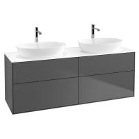 Тумба под раковину Villeroy & Boch Finion 1600х501 мм F84100GK матовый антрацит