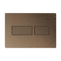 Клавиша смыва TECEsolid 9240435 бронза с текстурой ромбы