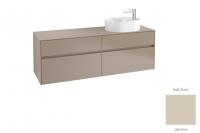 Тумба под раковину Villeroy & Boch Collaro 1600х500 мм C06700VK мягкий серый