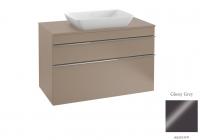 Тумба под раковину Villeroy & Boch Venticello 757х502 мм A94001FP серый глянцевый