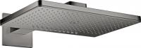 Верхний душ Axor ShowerSolutions 460 2jet с держателем 35280330 полированный чёрный хром