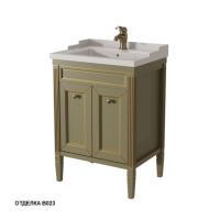 Тумба под раковину Caprigo Albion 60 586х450 мм (2 двери) 10310 В023 олива