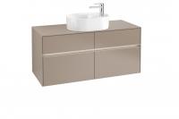 Тумба под раковину Villeroy & Boch Collaro 1200х500 мм с подсветкой C057L0VG трюфель серый