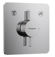 Смеситель Hansgrohe DuoTurn Q (внешняя часть для 2 потребителей) 75414000 хром