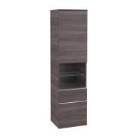 Пенал Villeroy & Boch Venticello 404х372х1546 мм петли справа A95211FQ дуб графитовый