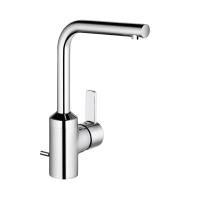 Смеситель для раковины Kludi Zenta 235 высокий поворотный излив, донный клапан 382940575