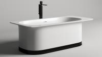 Ванна отдельностоящая Salini Ninfea S-Stone 180х82 см 102721M белый матовый