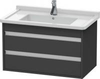 Тумба под раковину Duravit Ketho 800х455 мм KT664404949 графит матовый