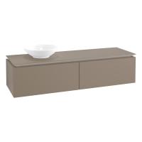 Тумба под раковину Villeroy & Boch Legato 1600х500 мм B67200VG трюфель серый