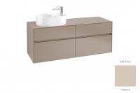 Тумба под раковину Villeroy & Boch Collaro 1400х500 мм C06200VK мягкий серый