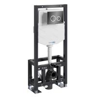 Инсталляция для унитаза WasserKraft Dill 61TLT.010.ME.PB01 чёрный/хром