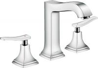 Смеситель для раковины Hansgrohe Metropol Classic 160 ComfortZone 3 отверстия, донный клапан 31331000