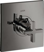 Термостат Axor Citterio HighFlow (внешняя часть) 39716330 полированный чёрный хром
