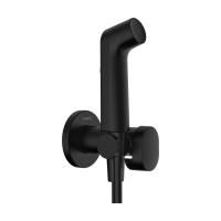Комплект гигиенического душа Hansgrohe 1jet S встраиваемый 29232670 матовый чёрный