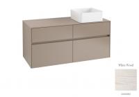 Тумба под раковину Villeroy & Boch Collaro 1200х500 мм C04300E8 белое дерево