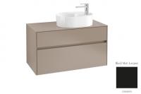 Тумба под раковину Villeroy & Boch Collaro 1000х500 мм C05600PD чёрный матовый