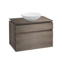 Тумба под раковину Villeroy & Boch Legato 800х500 мм B57000FQ дуб графитовый