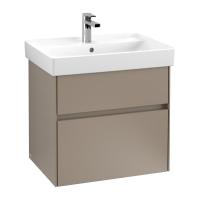 Тумба под раковину Villeroy & Boch Collaro 604х444 мм C00900VG трюфель серый