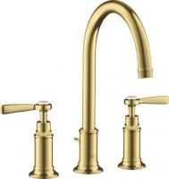 Смеситель для раковины Axor Montreux 180 ComfortZone на 3 отверстия 16514950 шлифованная медь