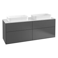 Тумба под раковину Villeroy & Boch Finion 1600х501 мм F72100GK матовый антрацит