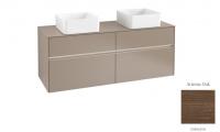 Тумба под раковину Villeroy & Boch Collaro 1400х500 мм с подсветкой C048L0VH аризонский дуб
