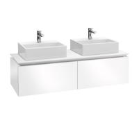Тумба под раковину Villeroy & Boch Legato 1400х500 мм B66800DH белый глянцевый