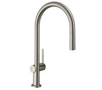 Смеситель для кухни Hansgrohe Talis M54 ComfortZone 210 1jet выдвижной излив 72802800 сталь