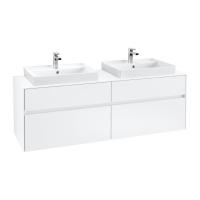 Тумба под раковину Villeroy & Boch Collaro 1600х500 мм C02400MS белый матовый