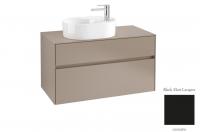 Тумба под раковину Villeroy & Boch Collaro 1000х500 мм C05500PD чёрный матовый