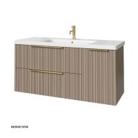 Тумба под раковину Caprigo Rain 120 1166х446 мм (2 ящика, 1 дверь) 36517R SF-04 мокко