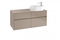 Тумба под раковину Villeroy & Boch Collaro 1200х500 мм C05900VG трюфель серый