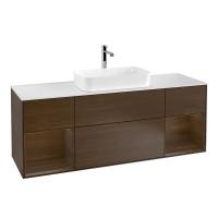 Тумба под раковину Villeroy & Boch Finion 1600х501 мм F331GNGN орех/орех