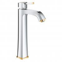 Смеситель для раковины Grohe Grandera XL-Size высокий излив 23 313 IG0 хром/золото