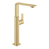 Смеситель для раковины Grohe Allure XL-Size высокий поворотный излив, донный клапан 23 403 GN1 холодный рассвет матовый