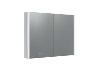Зеркальный шкаф Aquatek 800х700х133 мм AQ7809-MLC алюминий